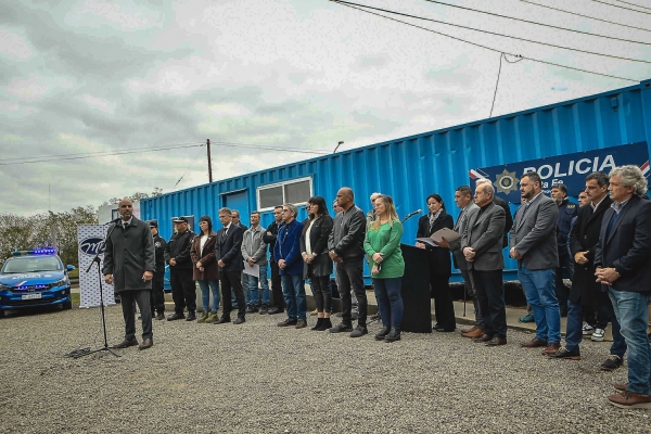 Quedó Inaugurado el nuevo destacamento policial en Capitán Bermúdez