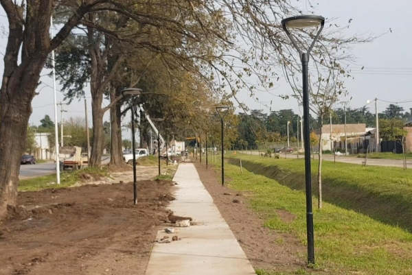 Finalizó la primera etapa del Paseo Peatonal de barrio Quinta Cairo